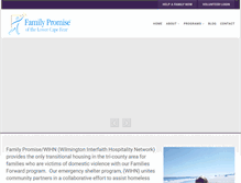 Tablet Screenshot of familypromiselcf.org